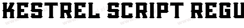 Kestrel Script Regul字体转换